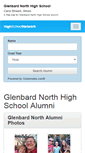 Mobile Screenshot of glenbardnorthhighschool.org