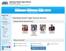 Tablet Screenshot of glenbardnorthhighschool.org